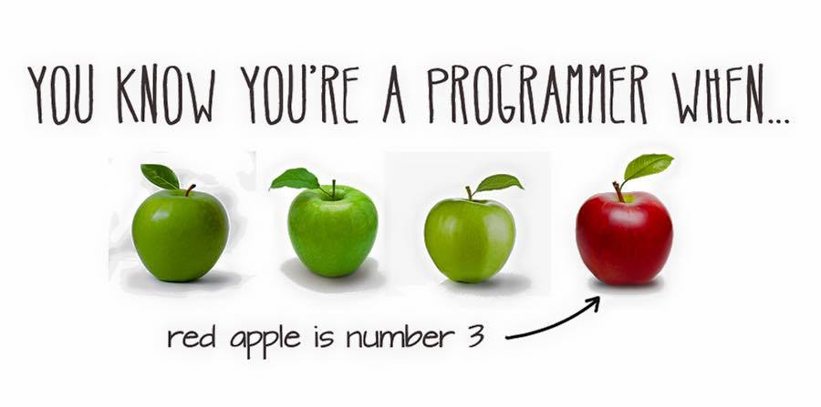You know you are a programmer when ...