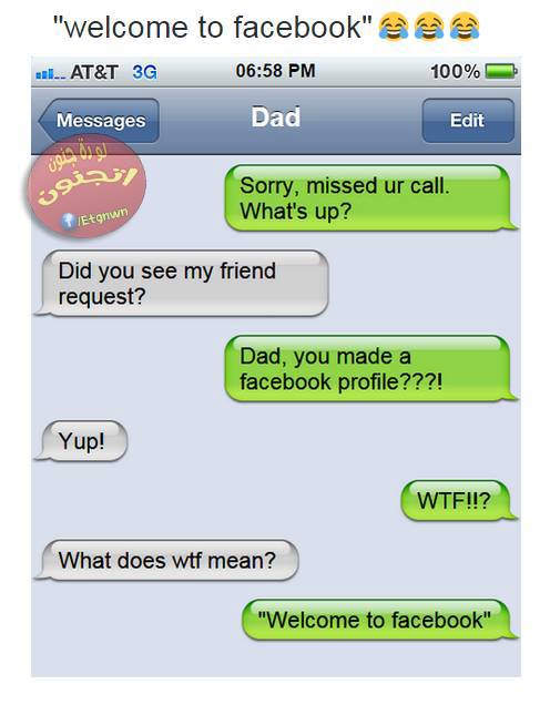 you made a facebook profile?